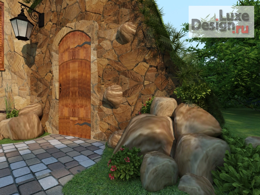 Частная архитектура "Погреб под холмом" (фото 3)