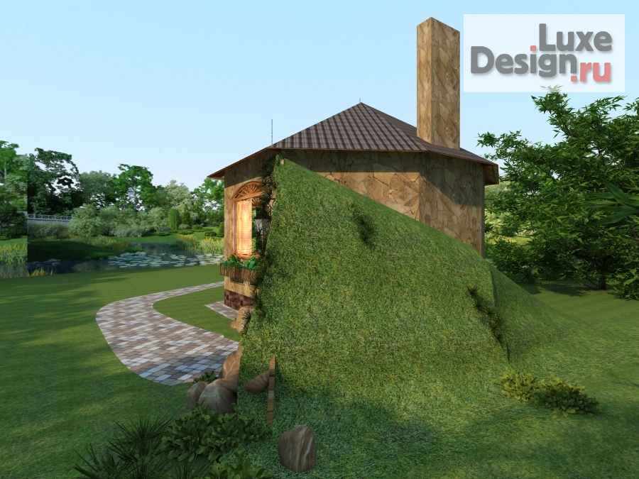 Частная архитектура "Погреб под холмом" (фото 5)