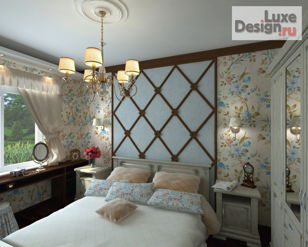 Дизайн интерьера спальни "Спальня прованс" (фото 1)