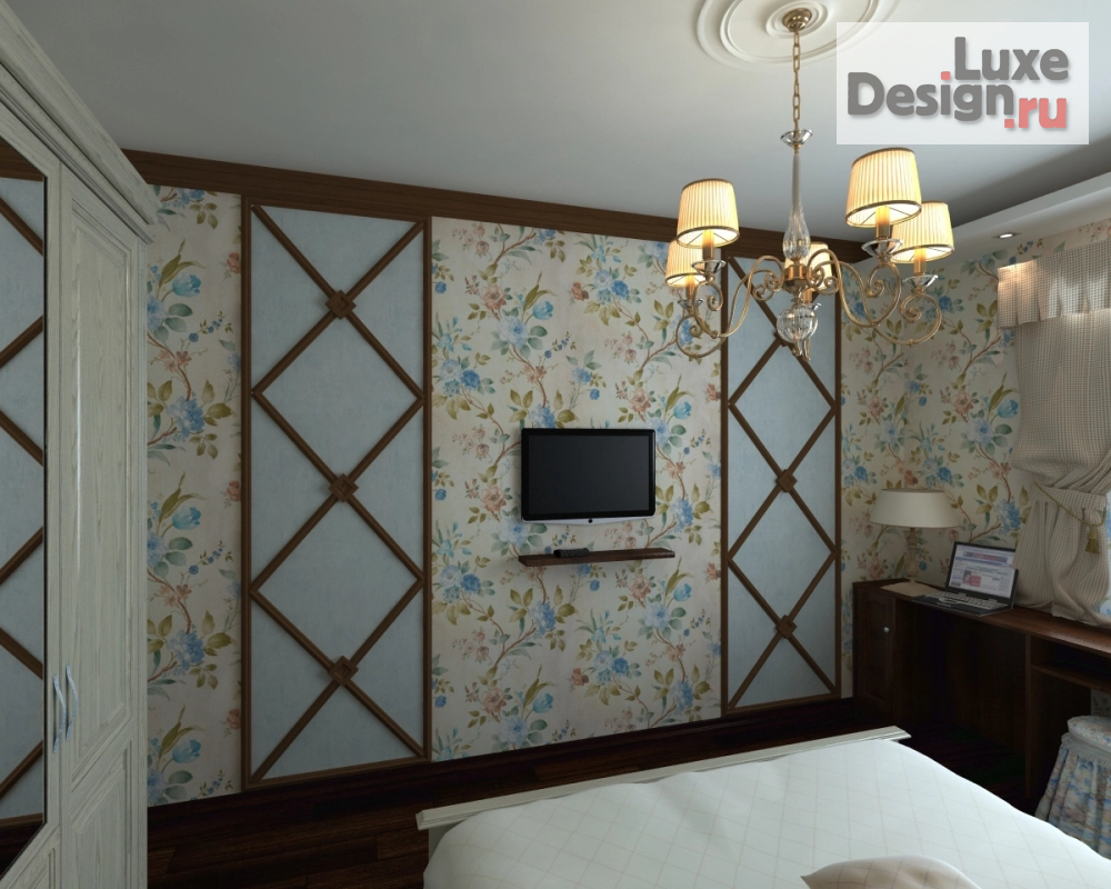 Дизайн интерьера спальни "Спальня прованс" (фото 2)