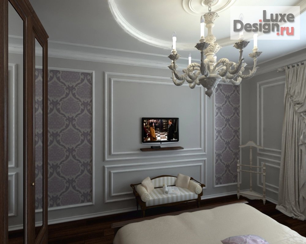 Дизайн интерьера спальни "Спальня в частном доме" (фото 2)