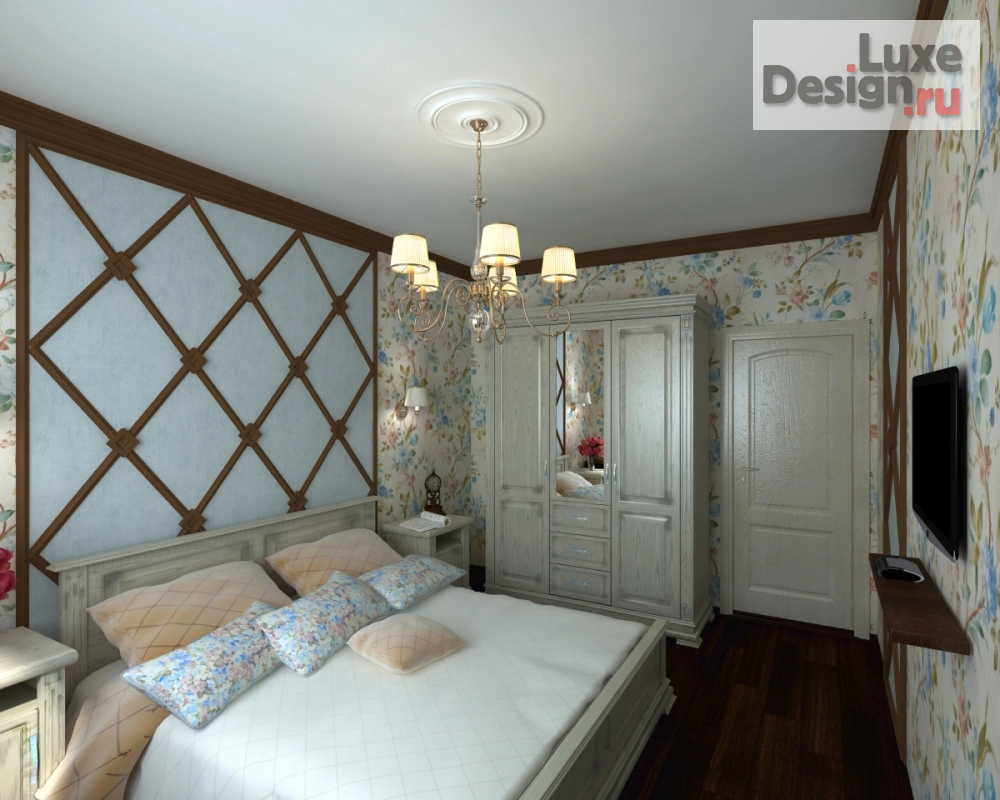 Дизайн интерьера спальни "Спальня прованс" (фото 4)