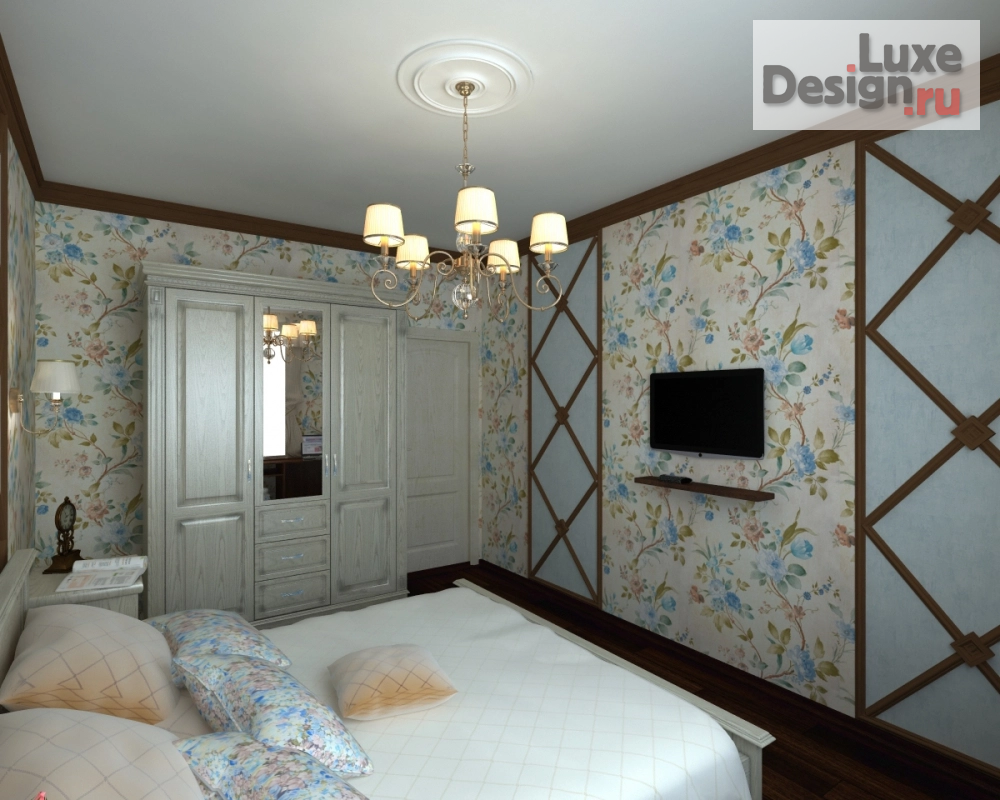 Дизайн интерьера спальни "Спальня прованс" (фото 5)