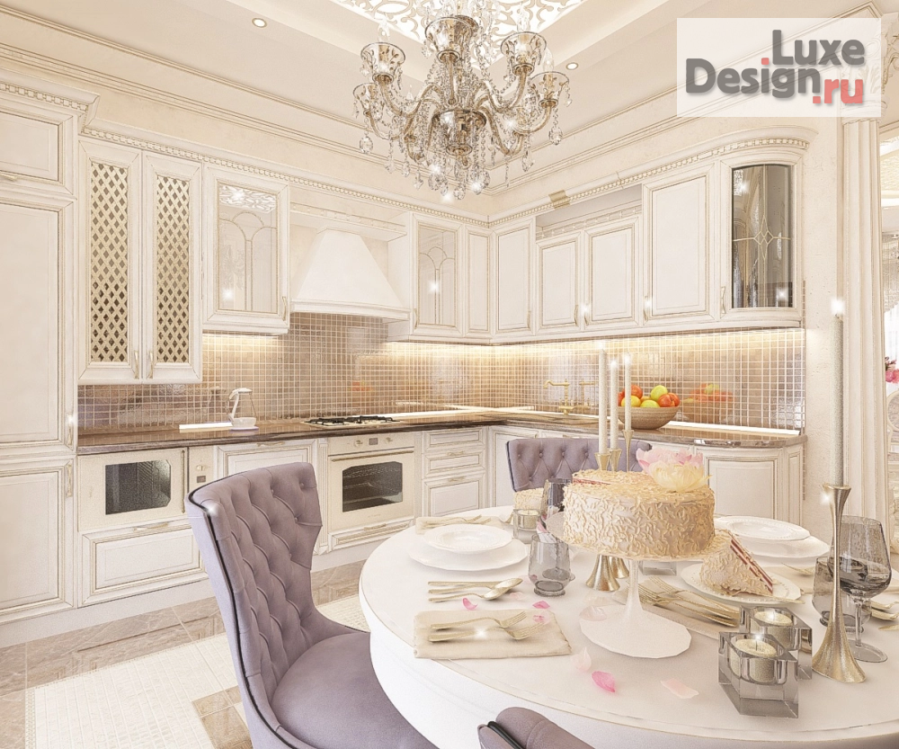 Дизайн интерьера кухни "Кухня в частном домовладении (г.Армавир)" (фото 2)