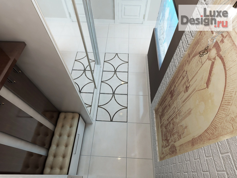 Дизайн интерьера гостиной "кухня-гостиная в 4-комнатной квартире" (фото 10)