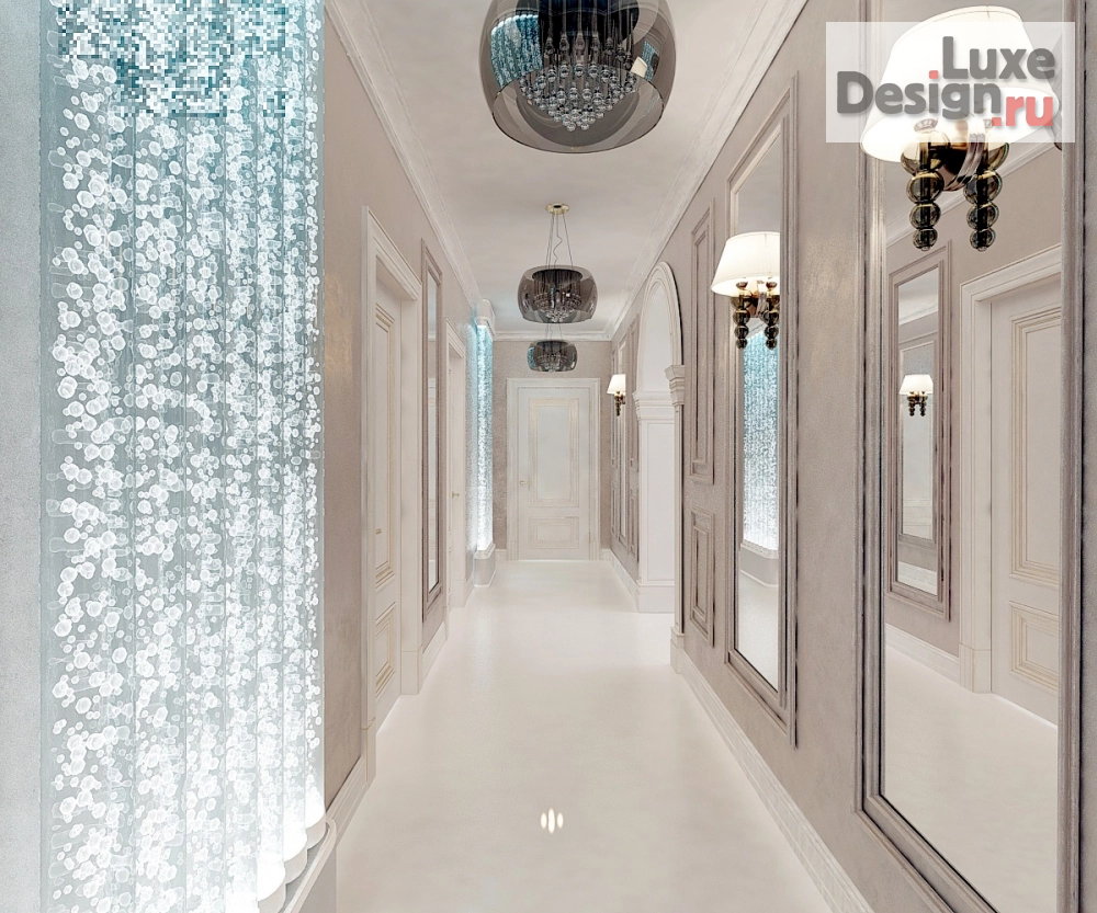 Дизайн интерьера гостиной "Гостиная в частном домовладении" (фото 11)