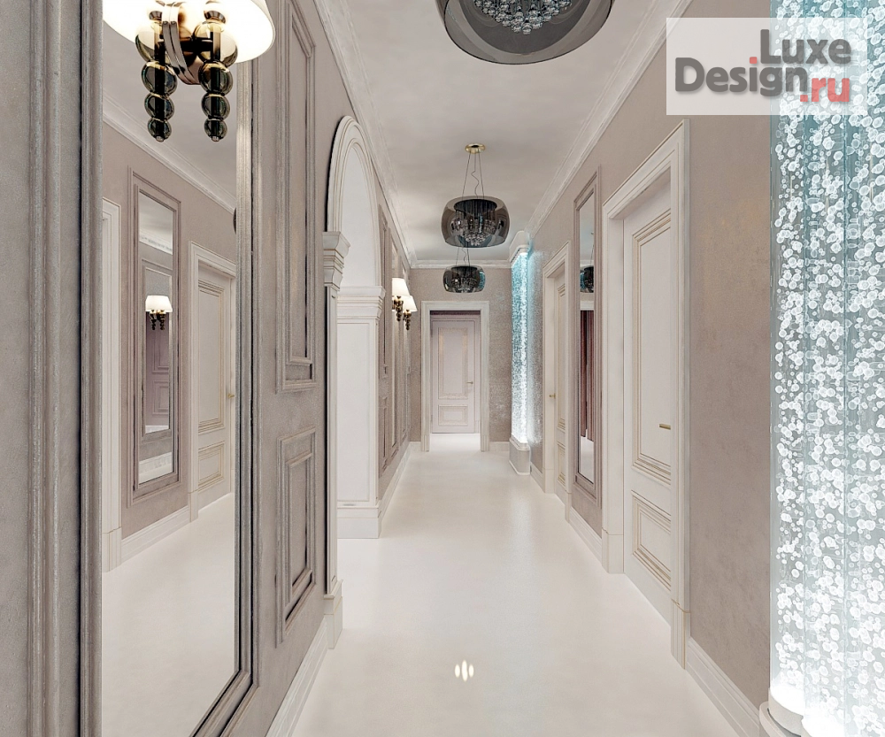 Дизайн интерьера гостиной "Гостиная в частном домовладении" (фото 12)