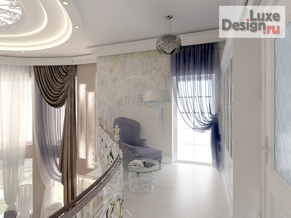 Дизайн интерьера загородного дома "1 этаж в частном домовладении" (фото 15)