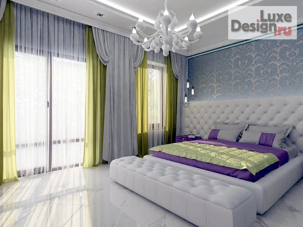 Дизайн интерьера спальни "спальня в частном домовладении" (фото 1)