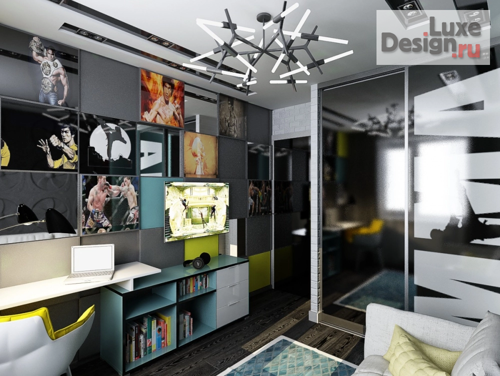 Дизайн интерьера детской "детская комната в 4-комнатной квартире" (фото 1)