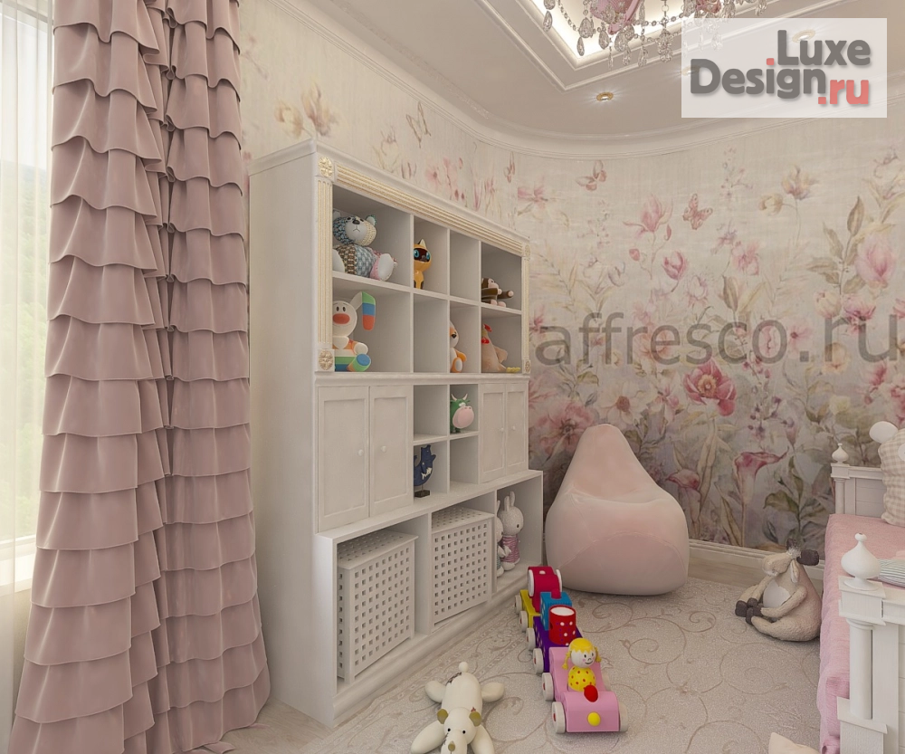 Дизайн интерьера детской "Детская комната в частном домовладении (г.Армавир) 2 " (фото 1)