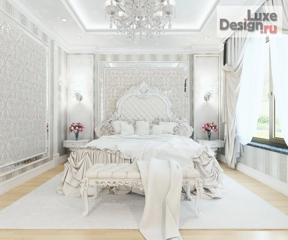 Дизайн интерьера спальни "Спальня в частном домовладении" (фото 1)