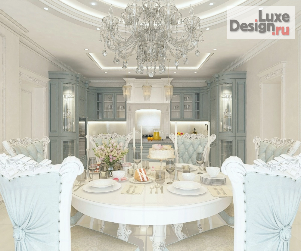 Дизайн интерьера кухни "Кухня в частном домовладении" (фото 1)