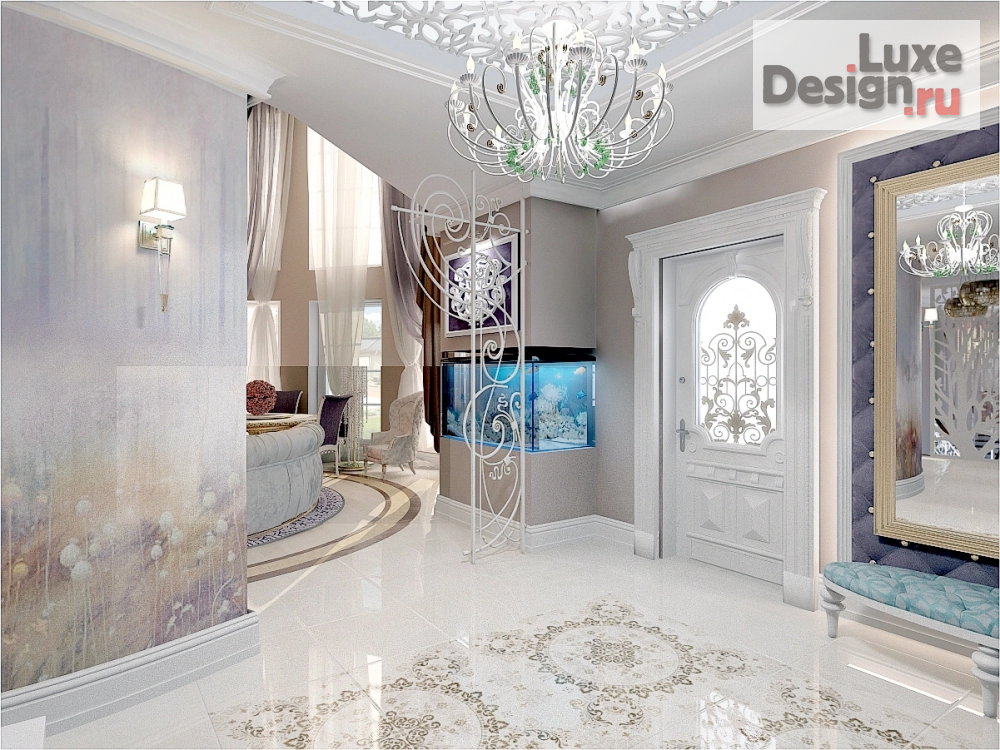 Дизайн интерьера загородного дома "1 этаж в частном домовладении" (фото 4)