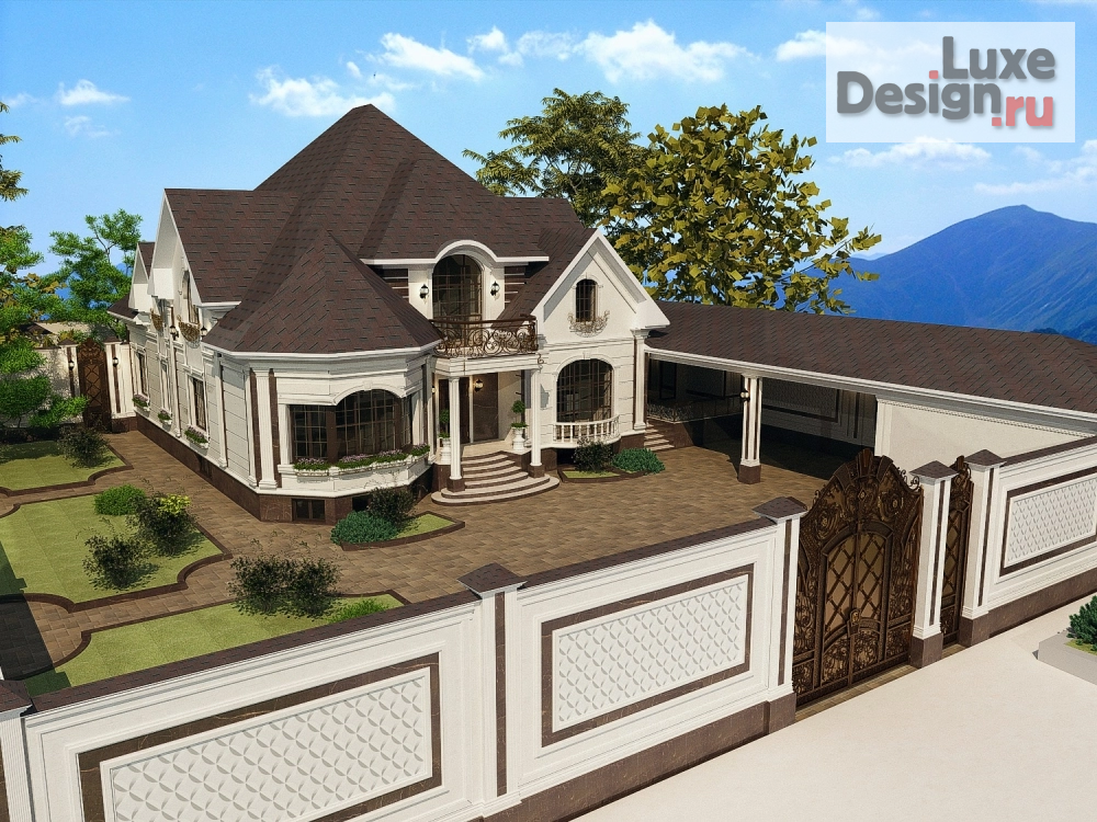 Частная архитектура "Фасад частного домовладения" (фото 1)