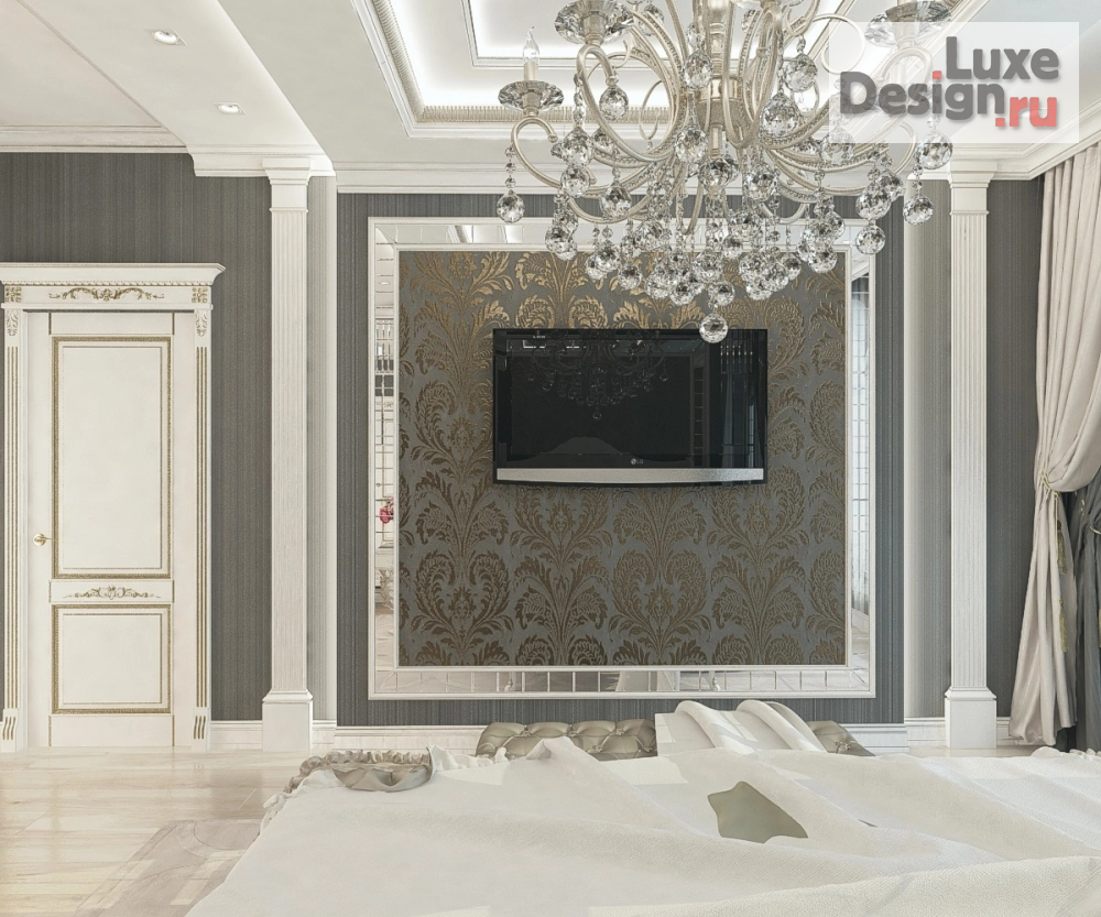 Дизайн интерьера спальни "Спальня в 4-комнатной квартире г.Черкесск" (фото 4)