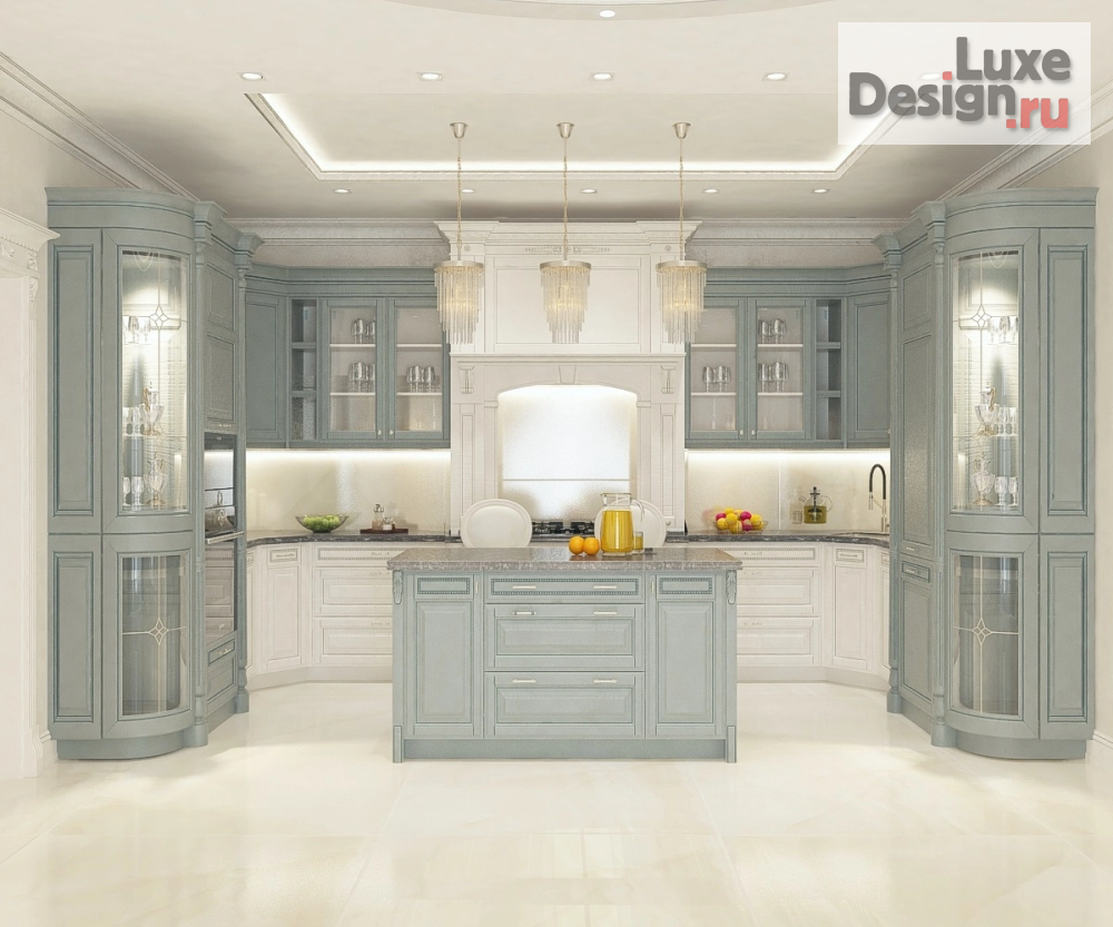 Дизайн интерьера кухни "Кухня в частном домовладении" (фото 2)