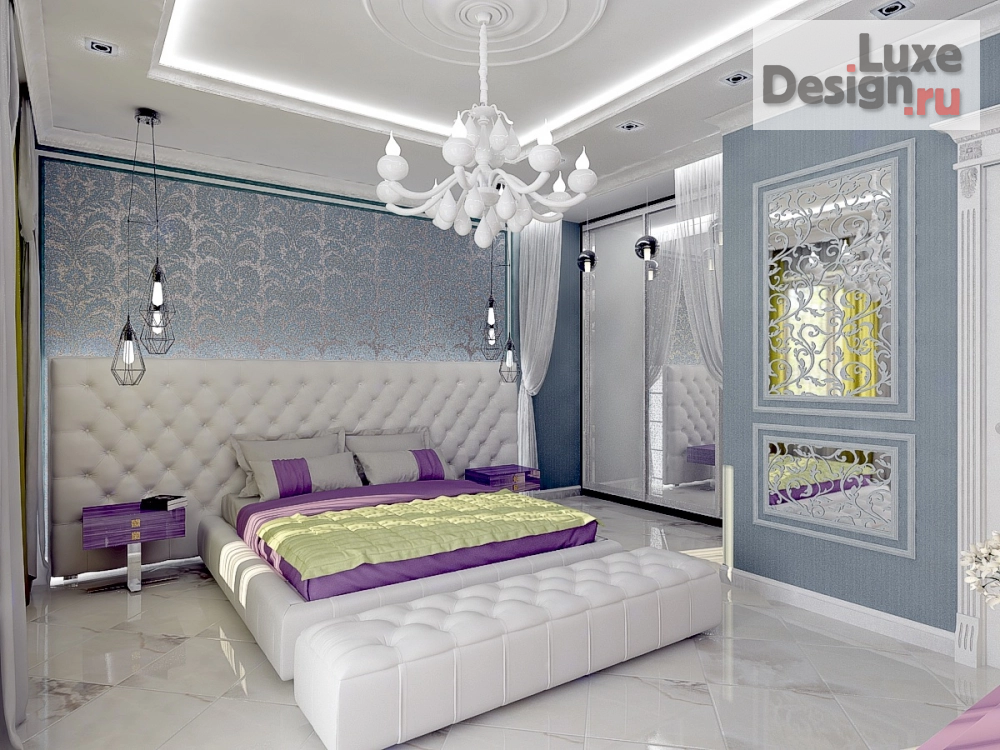 Дизайн интерьера спальни "спальня в частном домовладении" (фото 3)