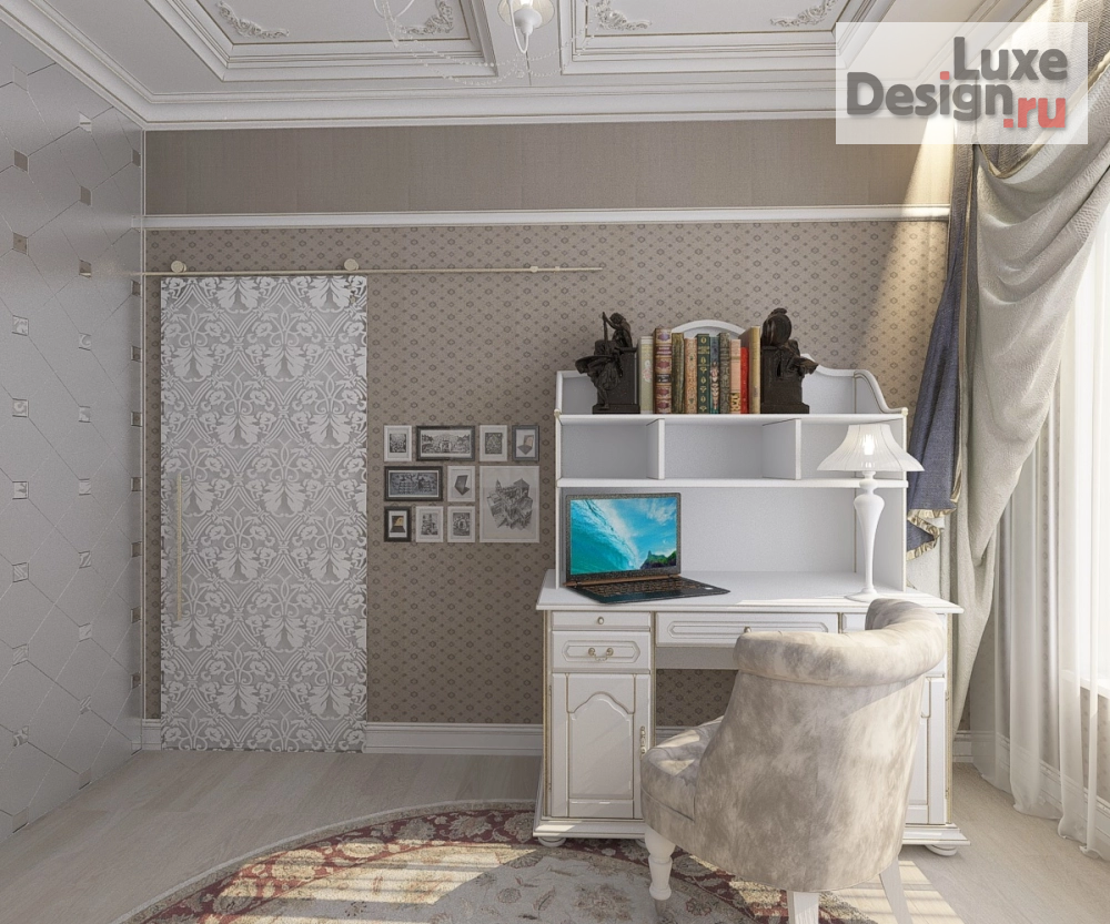 Дизайн интерьера кабинета "Кабинет в частном домовладении (г.Армавир)" (фото 3)