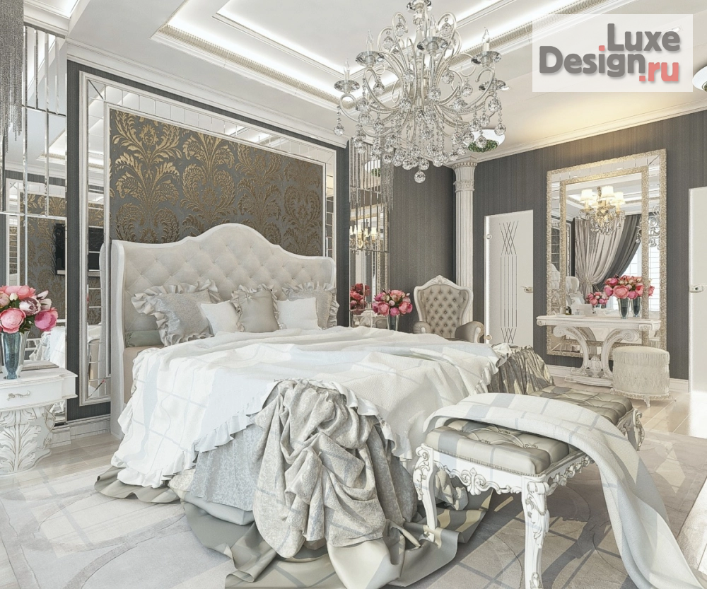 Дизайн интерьера спальни "Спальня в 4-комнатной квартире г.Черкесск" (фото 1)