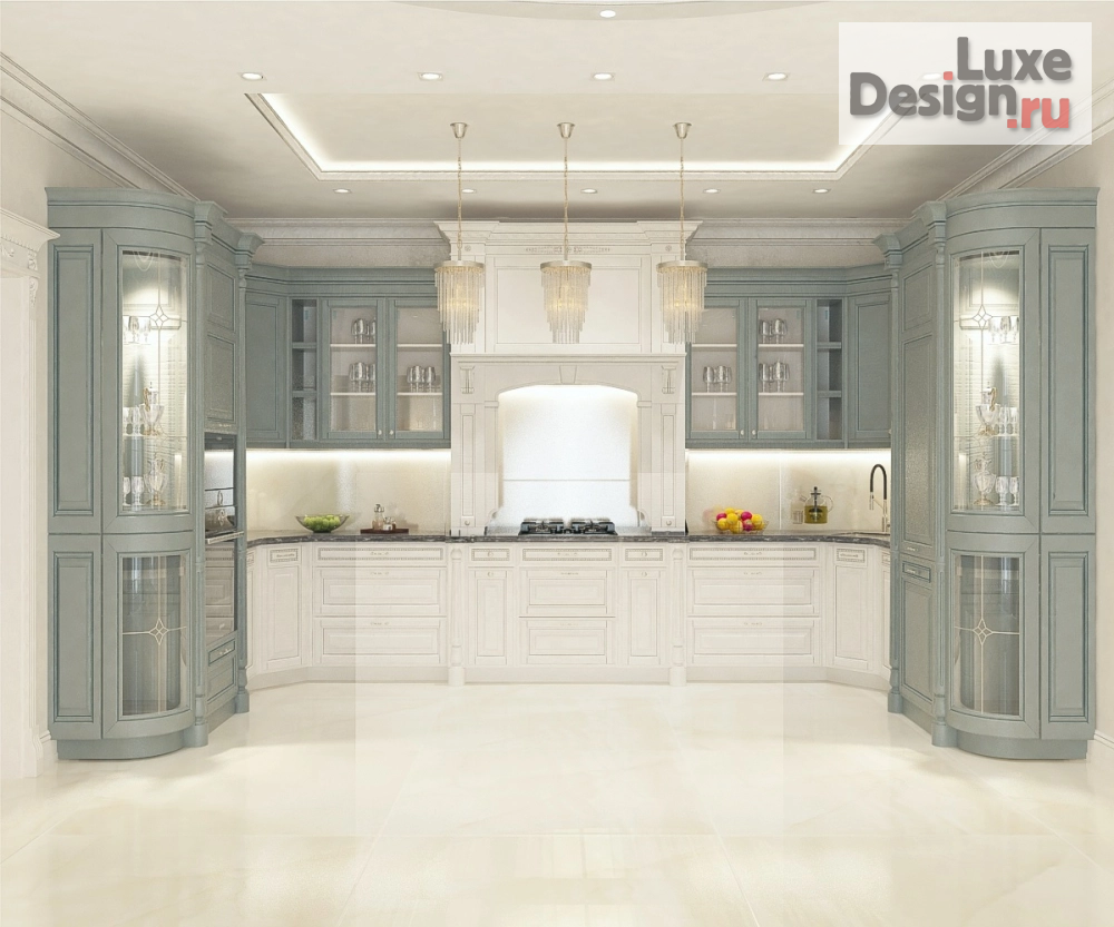 Дизайн интерьера кухни "Кухня в частном домовладении" (фото 3)