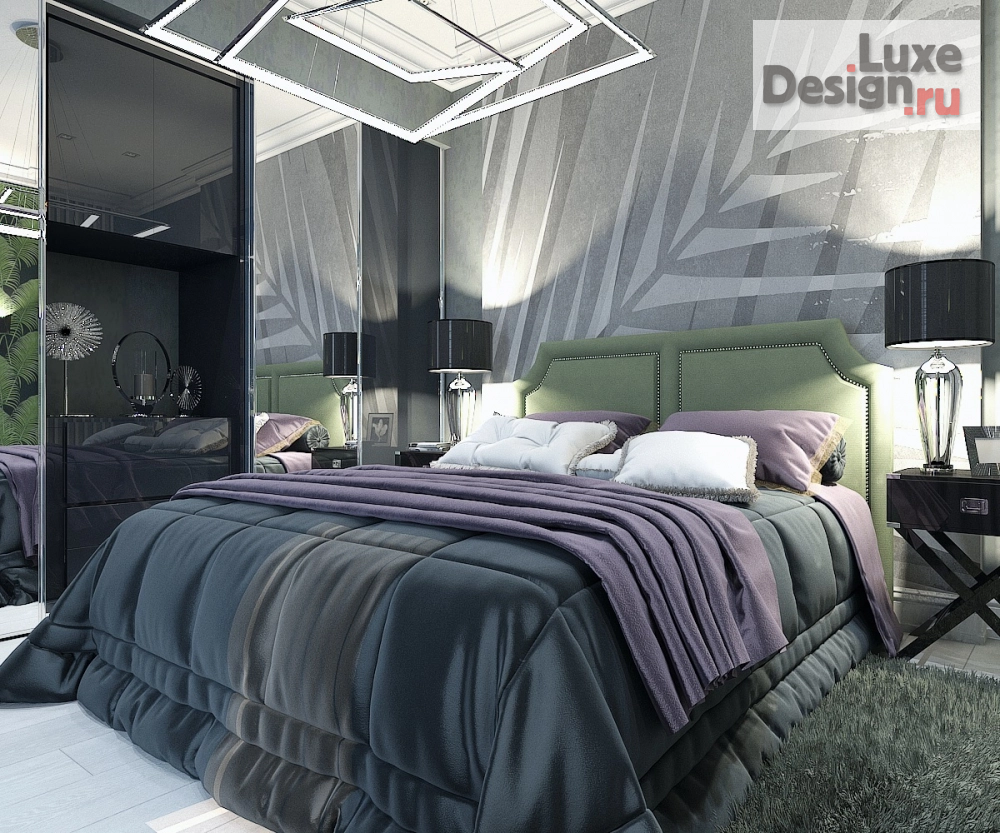 Дизайн интерьера спальни "Гостевая спальня в 3-комнатной квартире" (фото 4)