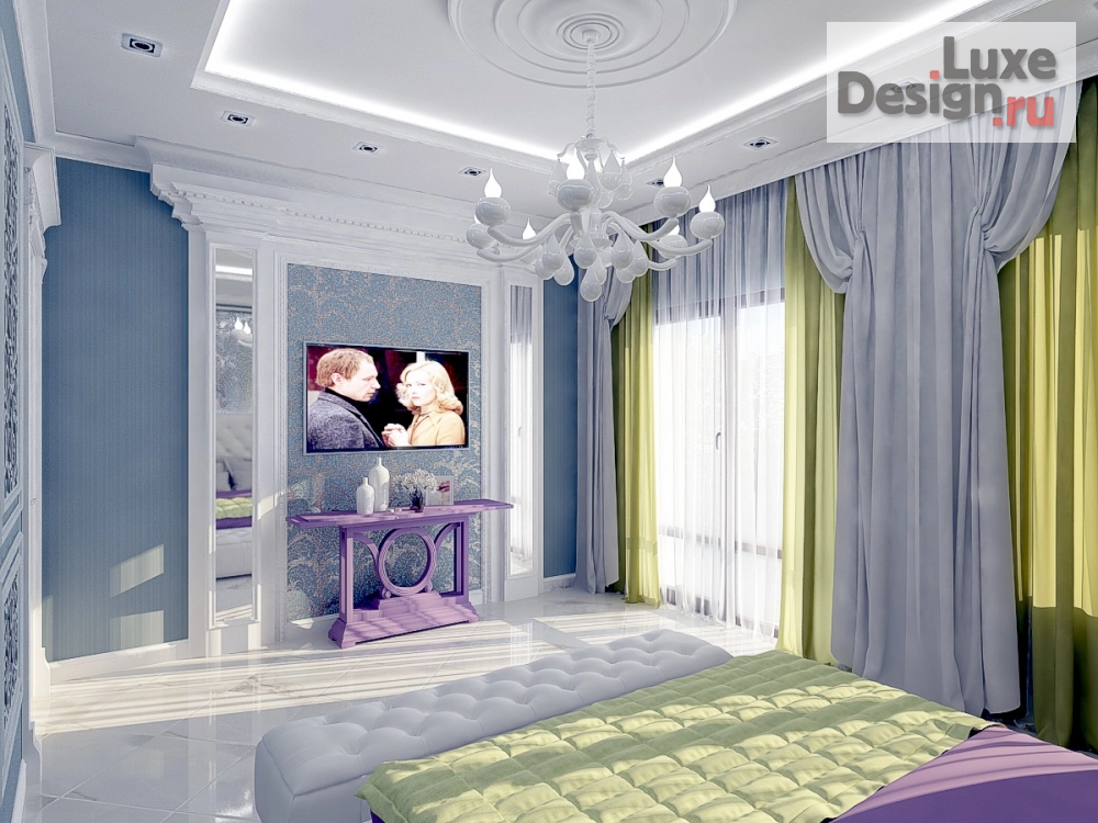 Дизайн интерьера спальни "спальня в частном домовладении" (фото 4)