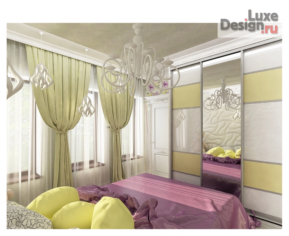 Дизайн интерьера детской "детская в частном домовладении" (фото 4)