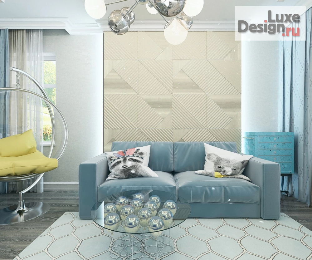 Дизайн интерьера детской "Детская комната в частном домовладении " (фото 4)