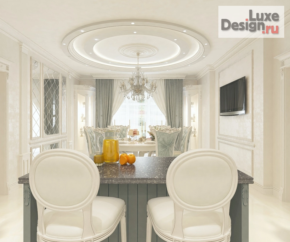 Дизайн интерьера кухни "Кухня в частном домовладении" (фото 4)