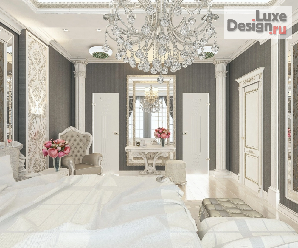 Дизайн интерьера спальни "Спальня в 4-комнатной квартире г.Черкесск" (фото 5)