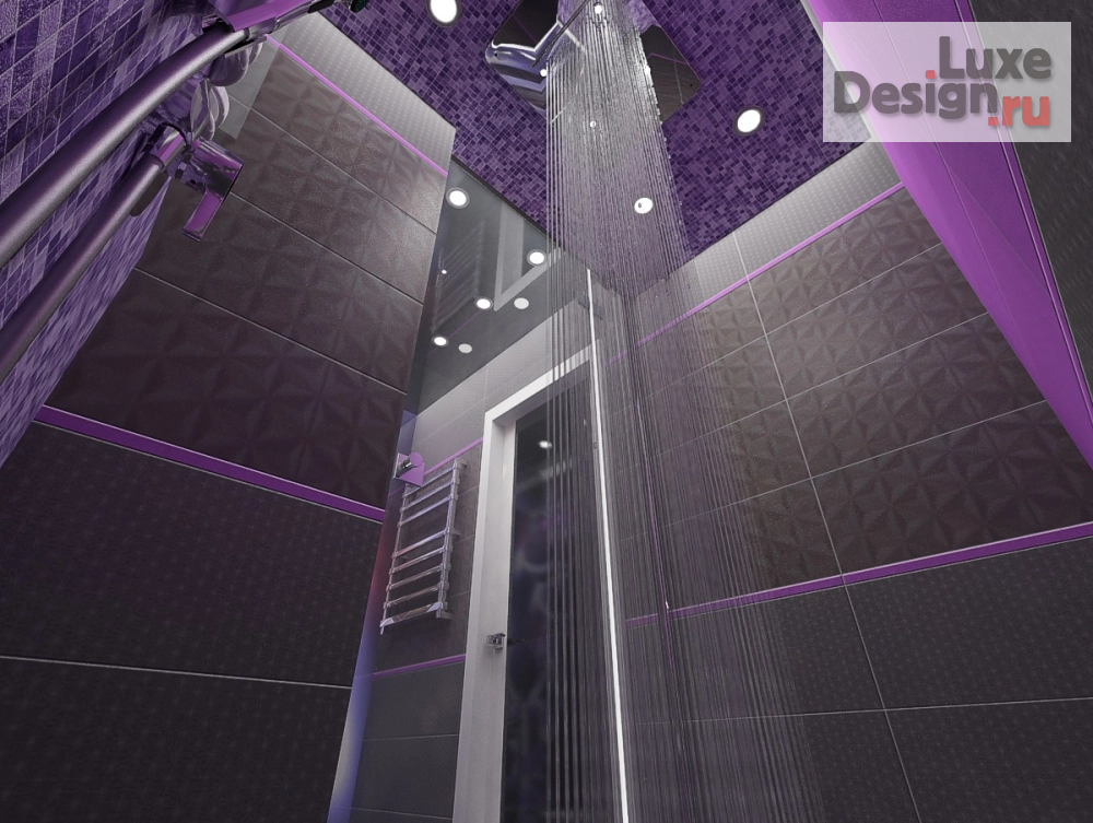 Дизайн интерьера ванной "ванная комната в 4-комнатной квартире" (фото 7)