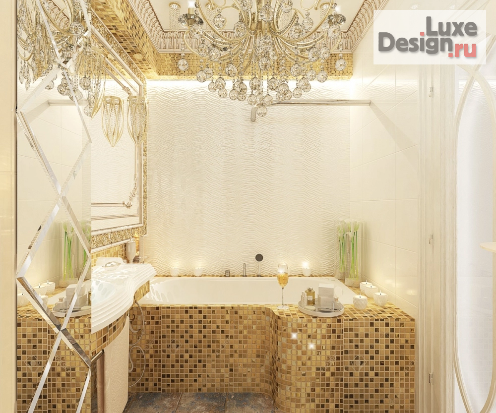 Дизайн интерьера ванной "Ванная комната в частном домовладении" (фото 7)