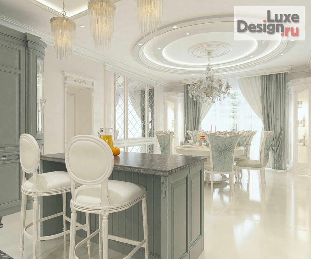 Дизайн интерьера кухни "Кухня в частном домовладении" (фото 7)