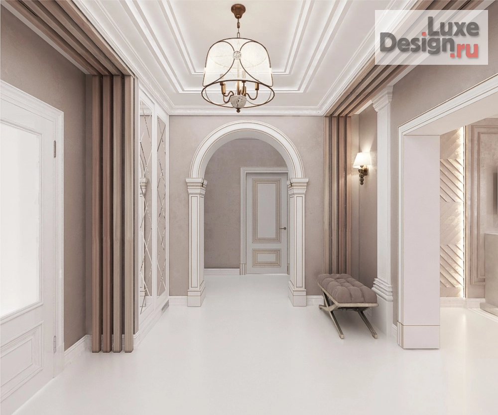 Дизайн интерьера гостиной "Гостиная в частном домовладении" (фото 7)