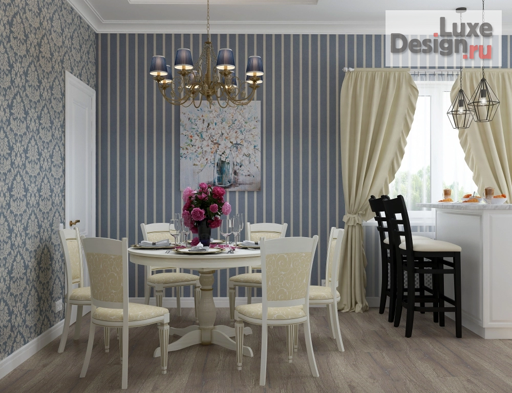 Дизайн интерьера кухни "Кухня в современной классике" (фото 10)