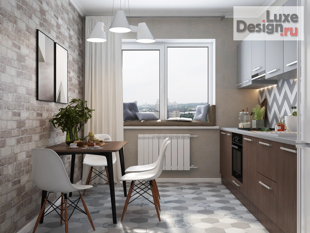 Дизайн интерьера кухни "Кухня для молодого человека" (фото 1)