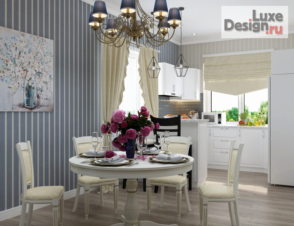 Дизайн интерьера кухни "Кухня в современной классике" (фото 1)