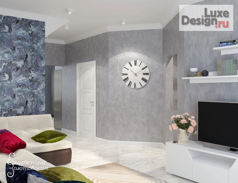 Дизайн интерьера гостиной "Дизайн-проект гостиной в г. Ставрополе " (фото 4)