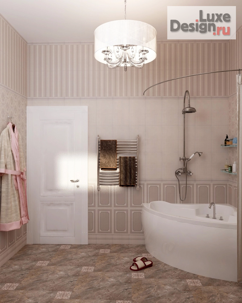 Дизайн интерьера загородного дома "Ванная комната в загородном доме " (фото 6)