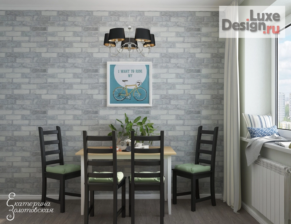 Дизайн интерьера кухни "КУХНЯ ДЛЯ МОЛОДОГО ЧЕЛОВЕКА" (фото 8)