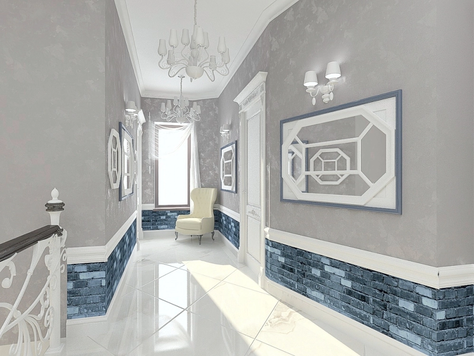 Дизайн интерьера прихожей в Ставрополе "Холл в частном домовладении г. Краснодар"