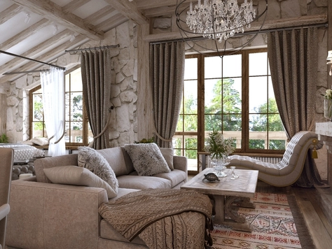 Дизайн интерьера в Ставрополе "Гостевой домик 2 вариант"